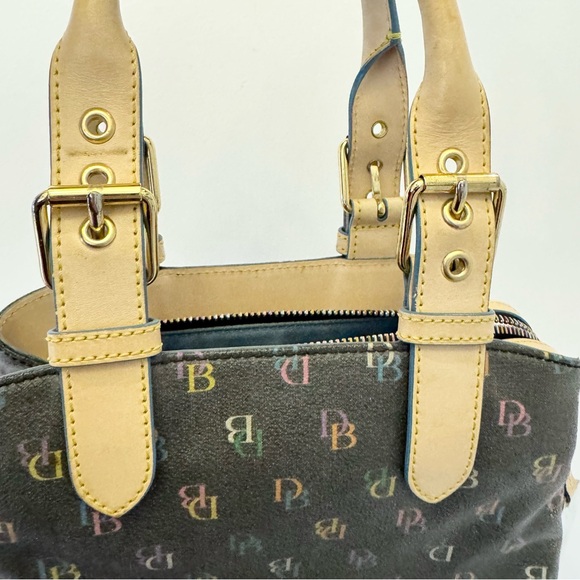 Vintage Y2K Dooney and Bourke mini monogram bag with matching coin pouch - Picture 15 of 16